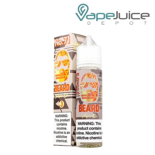 Shop No. 71 Sweet & Sour Sugar Peach Beard Vape Co 60/120ml in australian
