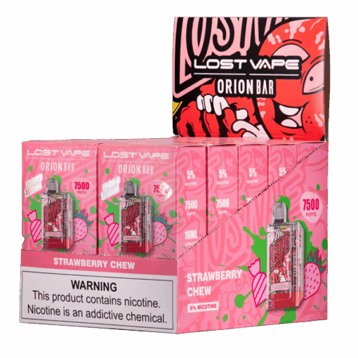 Shop Strawberry Chew Orion Bar 7500 in australian