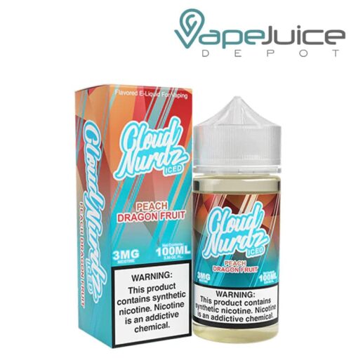 Shop Peach Dragonfruit Iced TFN Cloud Nurdz 100ml in australian