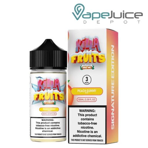 Shop Peach Gummy On Ice Killa Fruits Signature TFN Series 100ml in australian