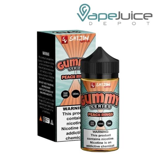 Shop Peach Rings Gummy Series Shijin Vapor 100ml in australian