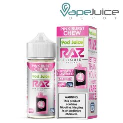 Shop Pink Burst Chew Pod Juice x Raz TFN 100ml in australian