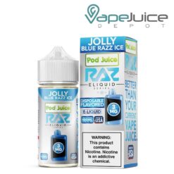 Shop Jolly Blue Razz Ice Pod Juice X Raz TFN 100ml in australian