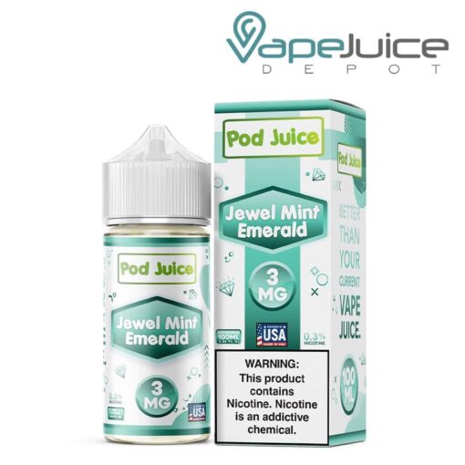Shop Jewel Mint Emerald Pod Juice TFN 100ml in australian