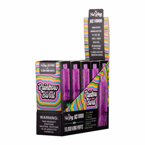 Shop Rainbow Burst Pod King XC10000 in australian