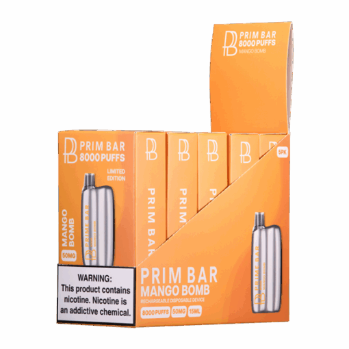 Shop Mango Bomb Prime Bar 8000 in australian