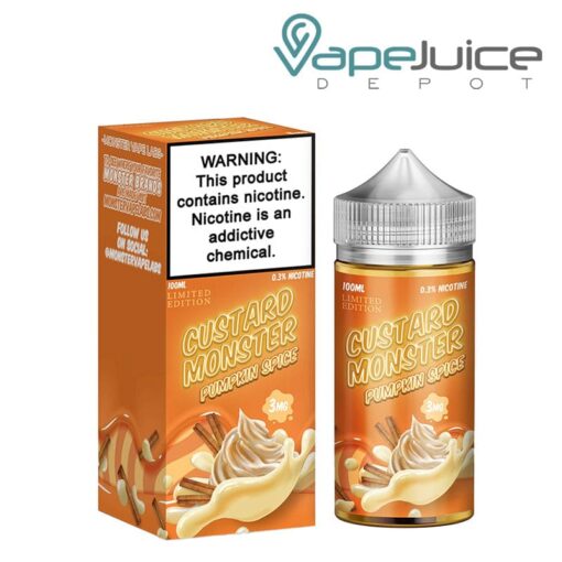 Shop Pumpkin Spice Custard Monster eLiquid 100ml in australian