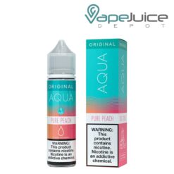 Shop Pure Peach AQUA Synthetic eLiquid 60ml in australian