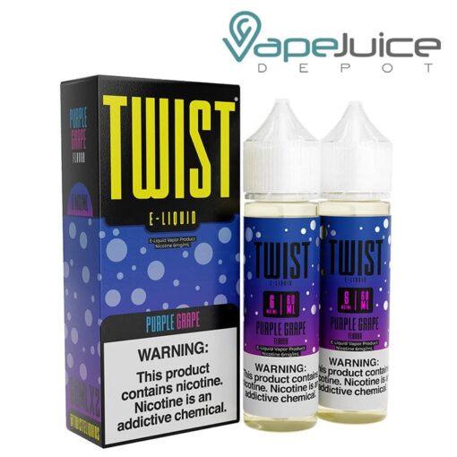 Shop Purple Grape Twist E-Liquid 120ml in australian