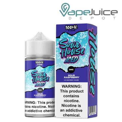 Shop Raspberry Iced Sour House eLiquid 100ml in australian