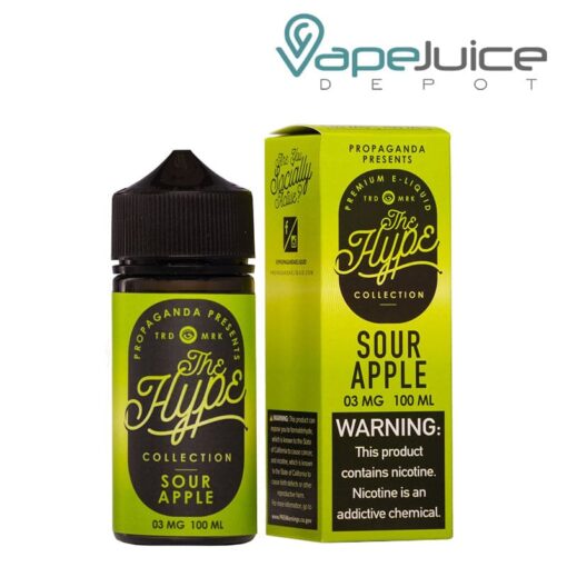 Shop SOUR APPLE DUST Propaganda The Hype eLiquid 100ml in australian