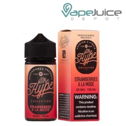 Shop STRAWBERRIES A LA MODE Propaganda The Hype eLiquid 100ml in australian