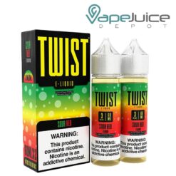 Shop Sour Red Twist E-Liquid 120ml in australian