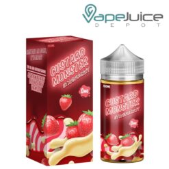 Shop Strawberry Custard Monster eLiquid 100ml in australian