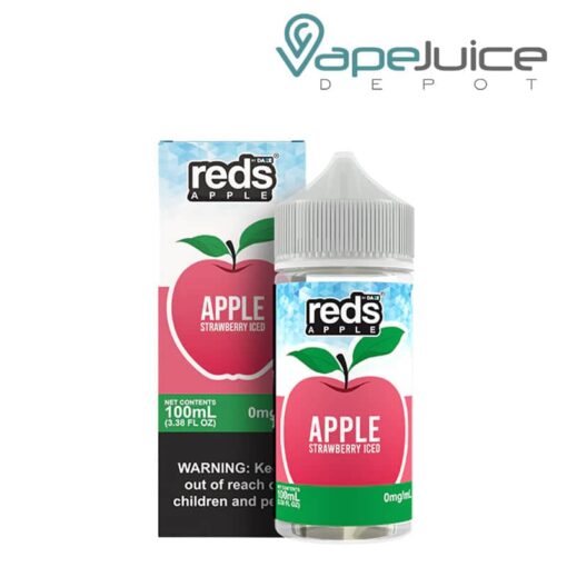 Shop Strawberry Iced 7Daze Reds Apple eJuice 100ml in australian