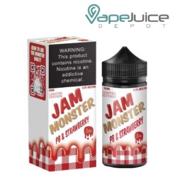Shop Strawberry PB and Jam Monster eLiquid 100ml in australian
