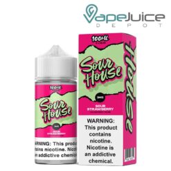 Shop Strawberry Sour House eLiquid 100ml in australian