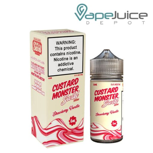 Shop Strawberry Vanilla Custard Monster Swirl 100ml in australian