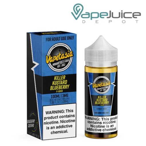 Shop Killer Kustard Blueberry Vapetasia eLiquid 100ml in australian