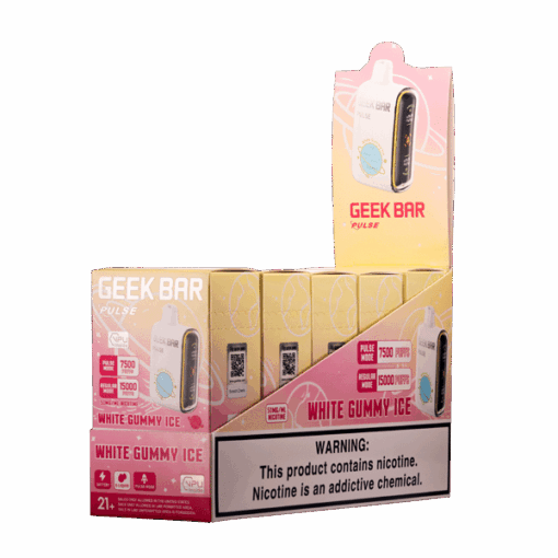Shop White Gummy Ice Geek Bar Pulse in australian