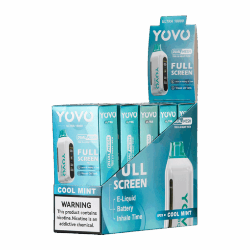 Shop Cool Mint YOVO Ultra 18000 in australian