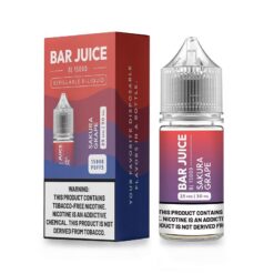 Shop Bar Juice Sakura Grape Nic Salt Vape Juice 30ml in australian