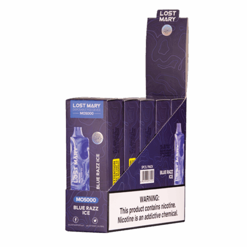 Shop Blue Razz Ice Lost Mary MO5000 in australian