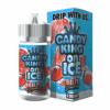 Shop Candy King on Ice Belts Strawberry 100ml Vape Juice in australian