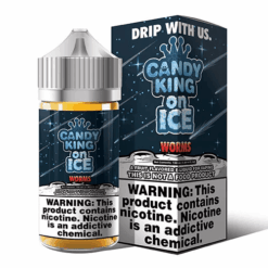 Shop Candy King on Ice Worms 100ml Vape Juice in australian