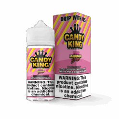 Shop Candy King Pink Lemonade Strips 100ml Vape Juice in australian