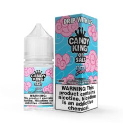 Shop Candy King Salts Cotton Candy Nic Salt Vape Juice 30ml in australian
