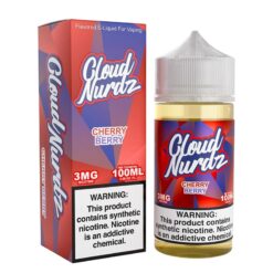Shop Cloud Nurdz Cherry Berry Synthetic Vape Juice 100ml in australian