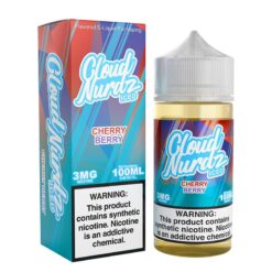Shop Cloud Nurdz ICED Cherry Berry Synthetic Vape Juice 100ml in australian