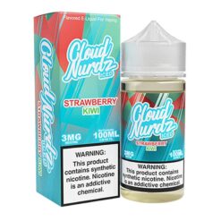 Shop Cloud Nurdz Iced Strawberry Kiwi TF Vape Juice 100ml in australian