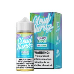 Shop Cloud Nurdz Grape Apple ICED 100ml Vape Juice in australian