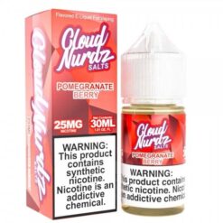 Shop Cloud Nurdz Salts Pomegranate Berry Nic Salt Vape Juice 30ml in australian