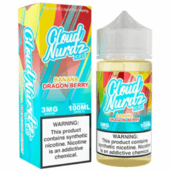 Shop Cloud Nurdz Synthetic Iced Banana Dragon Berry Vape Juice 100ml in australian