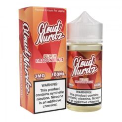 Shop Cloud Nurdz Peach Dragon Fruit TF Vape Juice 100ml in australian