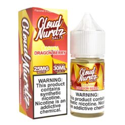 Shop Cloud Nurdz Synthetic Salts Banana Dragon Berry Nic Salt Vape Juice 30ml in australian