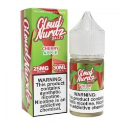 Shop Cloud Nurdz Salts Cherry Apple Nic Salt Vape Juice 30ml in australian