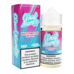 Shop Cloud Nurdz Watermelon Berry Iced 100ml Synthetic Vape Juice in australian