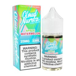 Shop Watermelon Apple Iced 30ml TF Nic Salt Vape Juice - Cloud Nurdz in australian
