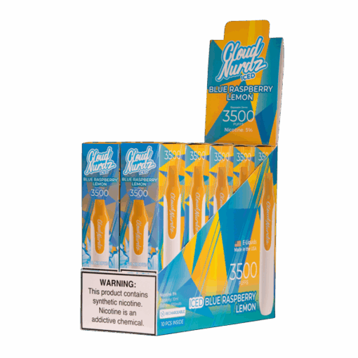 Shop Iced Blue Raspberry Lemon Cloud Nurdz 3500 in australian