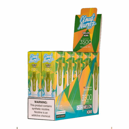 Shop Iced Melon Kiwi Cloud Nurdz 3500 in australian