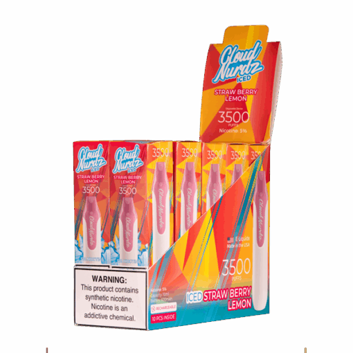 Shop Iced Strawberry Lemon Cloud Nurdz 3500 in australian