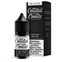 Shop Coastal Clouds Caramel Brulee 30ml TF Nic Salt Vape Juice in australian