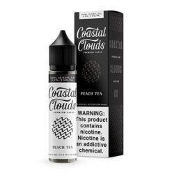 Shop Coastal Clouds Peach Tea 60ml Vape Juice in australian