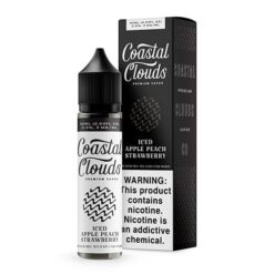 Shop Coastal Clouds Sweets ICED Apple Peach Strawberry 60ml Vape Juice in australian
