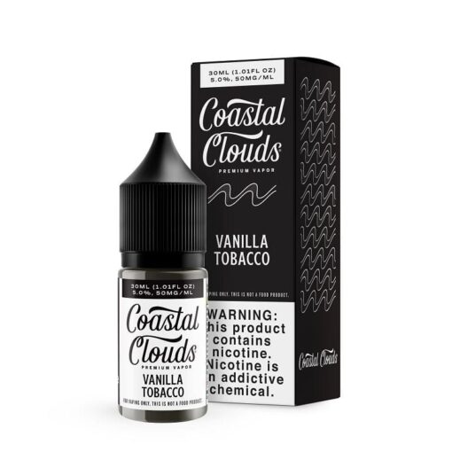 Shop Coastal Clouds Vanilla Tobacco Nic Salt Vape Juice 30ml in australian