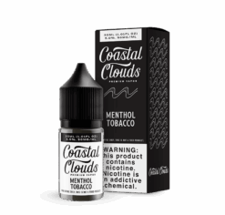 Shop Coastal Clouds Menthol Tobacco Nic Salt Vape Juice 30ml in australian